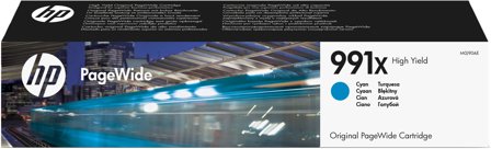 HP 991X cyan original PageWide-patron med hög kapacitet, 190780843611