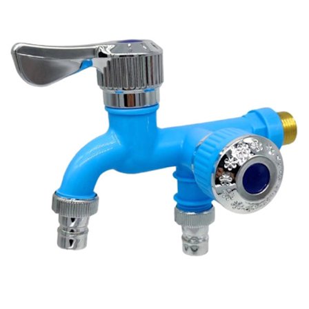 Dual Control Dobbel utløp Vannkran Universal grensesnittkran