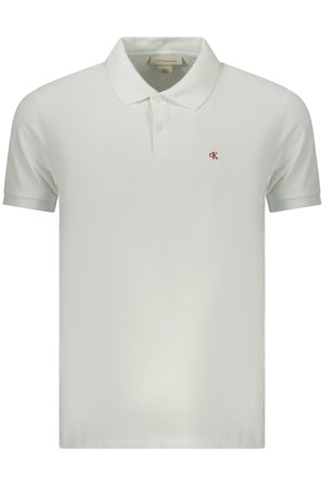 Calvin Klein Polo Maniche Corte Uomo Bianco