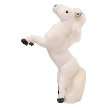 Tegneserie Hesteformet Kosedukke for Barn Hudvennlig Kosedyr Beroligende Hvileleke for Barn Bursdag Julegave brun[D]