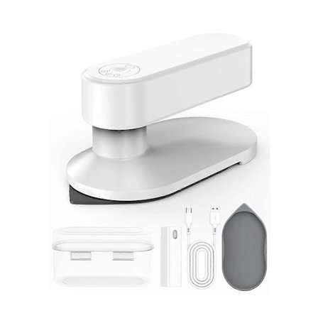 Trådløst rejse strygejern til tøj, mini strygejern (uden damp), 0,3 kg letvægts transportabelt strygejern, med S