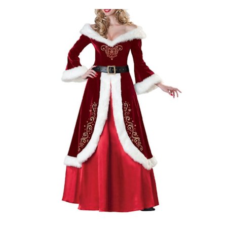 Julkläder Vuxen Dam Julklänning(L)