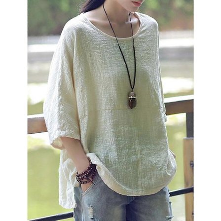 Naisten tunikatoppi pusero T-paita-3