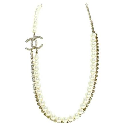 Chanel Vintage - Vintage Smycken - Gul - Dam - Storlek: One Size, Dam, Storlek: ONE SIZE