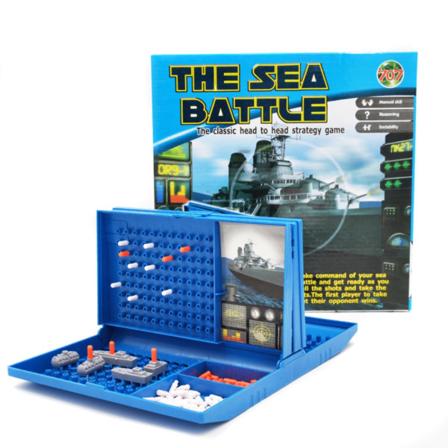 Sea Battle Brettspill Combat Strategy Brettspill Morsomt sjøslagsspill Dobbel kampleke for barn