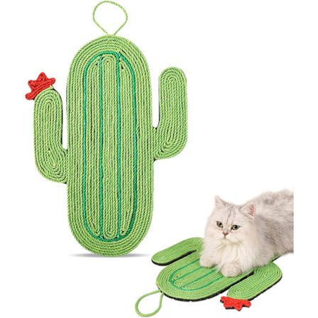 Kattens klorematte, 43 x 31,5 cm, naturlig sisalklorematte, C