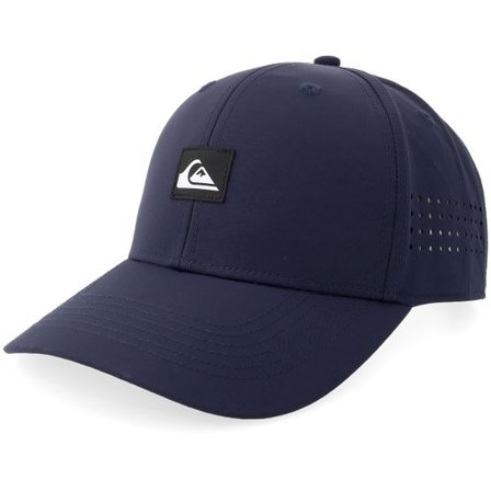 Quiksilver - Blå adjustable Keps - Decades Tech Dark Navy Adjustable @ Hatstore
