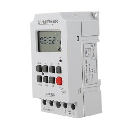 Sinotimer Tm630s-4 12v Sekunders Kontroll Timer Switch Stor Skärm Digital Display Hot Pin Spänning Ou