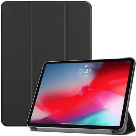 Coque iPad Pro 11 2018 - LuffyShop - Smart Case - Kompatibel med Apple Pencil - Automatiserad sömn/uppvaknande - Svart Rosa