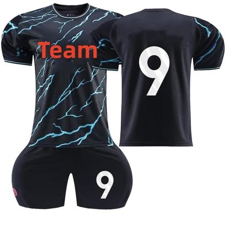 2024 Nye Mænd Kvinder Unisex Sport Fodboldtrøje Kostume Drenge Piger Børn Ungdom Fodboldspillere Navn Stjerne Fodbolduniformer 28 HAALAND 9