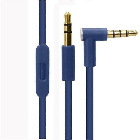 Passer for Beats Solo/Solo HD/Solo2/Solo3/Mixr/studio2/studio3/pro hodetelefonkabel 3,5 mm til 3,5 mm hodetelefon erstatningskabel