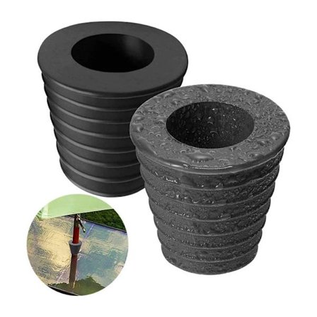 2x Gummiparasoll-Kile for Baseholder Hull Plugg Bord