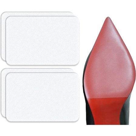 Korkokenkien pohjasuojat, itseliimautuvat silikoniset liukuestepohjat naisille (kirkas - 2 paria)