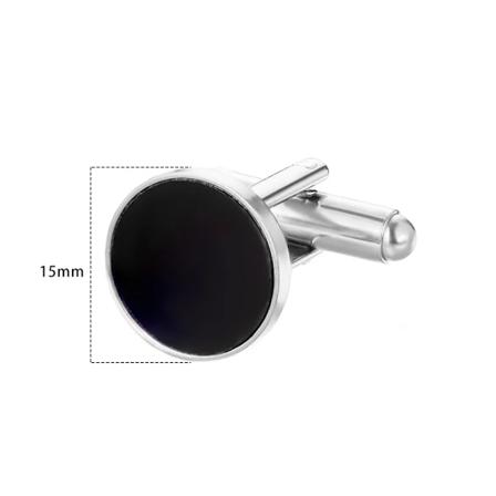 En Bit Imitation Pärla Manschettlänk Män Guld Färg Rostfritt Stål Bröllop Smycken Tröja Blazer Manschetknapp Clip Gent En Gåva C001P One Piece