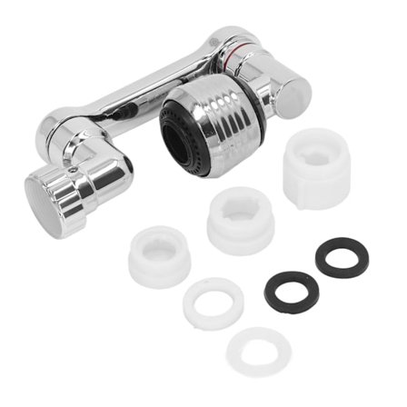 Bøybar 1080 graders roterende svingkranforlenger universell vaskelufter for kjøkken og balkong