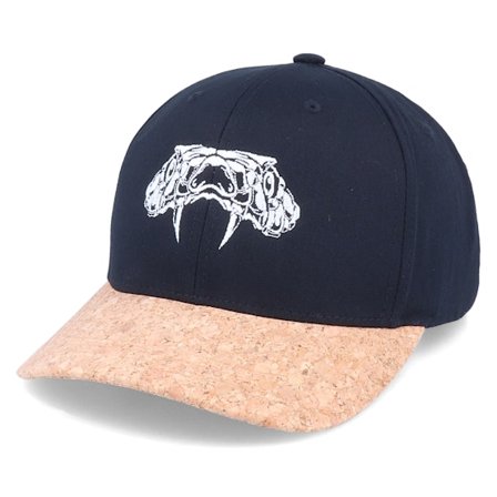 Iconic - Black adjustable Czapka Z Daszkiem - Viper Black/Cork Adjustable @ Hatstore