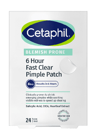 Cetaphil 6h Fast Clear Pimple Patch 24 st Ansikte Unisex patches