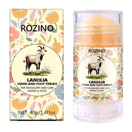 Lanolin Hånd- og Fotkrem, 40g - Dyp fuktighetsgivende for tørr hud