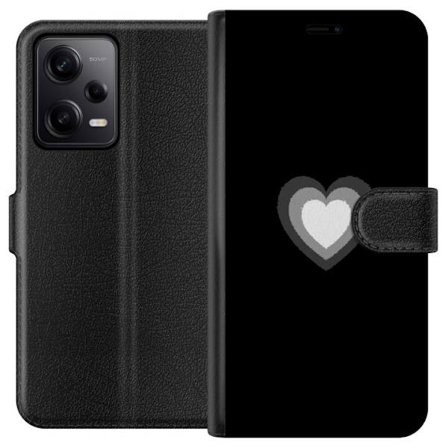 Yhteensopiva Lompakkokotelo Xiaomi Xiaomi Redmi Note 12 Pro Soft Glow Heart