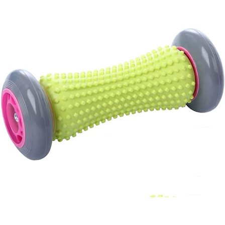 Fodrulle Massagesbold til lindring af plantar fasciitis og refleksologimassager til dybdegående akupressurgenopretning til afslapning af fødder, ryg, 