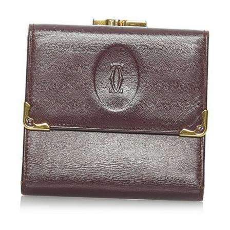 Cartier Vintage, Wallets ; Cardholders Rood, Dames, Maat:ONE Size
