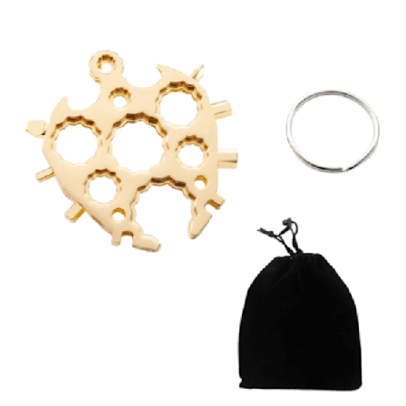 Oktagonal skruvnyckel verktyg fingertoppsspinner mångsidig multifunktionell