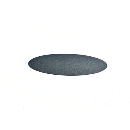 Round rug MELVIN, Ø 3000 mm, blue