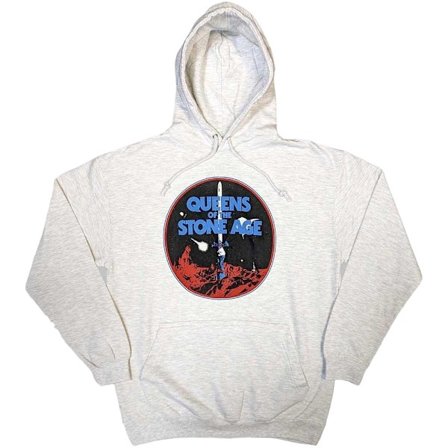 Queens Of The Stone Age Unisex Adult Branca Sword Hoodie XL Grå