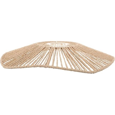 Vävd Dekorativ Lampa Rattan Rep Lampskärm Rattan Rep Lampskärm för Hem Restaurang Café Te Rum Dekoration