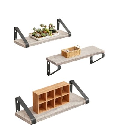 Seinähyllyt – 3 kokoa olohuoneeseen tai makuuhuoneeseen