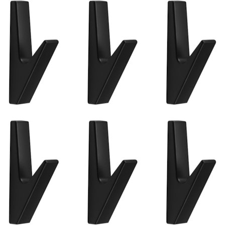 6 kpl kylpyhuoneen pyyhetelineen liimakoukku seinälle, kylpyhuoneen koukku, koukku kylpy- ja keittiöpyyhkeille, kuormituskapasiteetti 5 kg