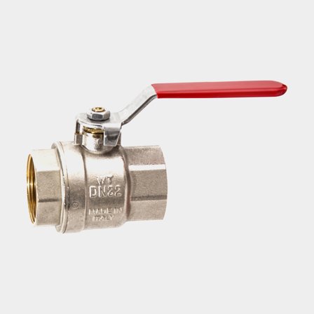 Válvula de bola Maestrini Full Bore Ball Valve, cuerpo de latón cromado, manija de acero inoxidable, 3/4" G (BSP)