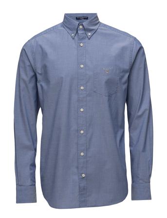 Reg Broadcloth Bd Skjorte Casual Blå GANT