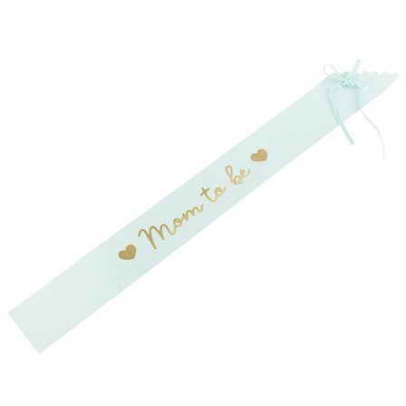 Sash "Mom To Be" Baby Shower 75cm - Baby Shower Dekoration - Kalaslagret.se