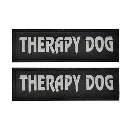 Servicehund Veste Mærker, Reflekterende Materiale for Øget Synlighed, Aftageligt og Udskifteligt Sæt til Følelsesmæssig Støtte Dyr