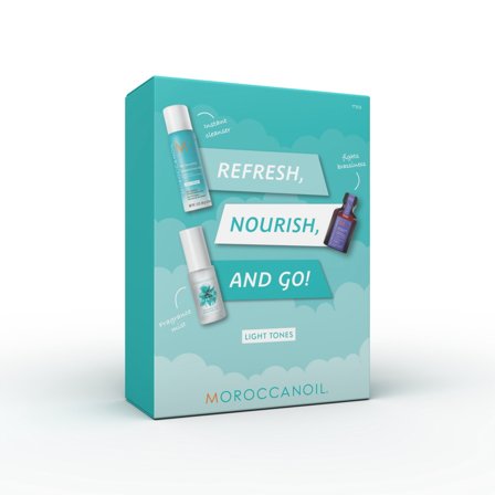 Moroccanoil Essential Refresh, Nourish & Go 2025 - Light Tones - Cofanetti per Capelli