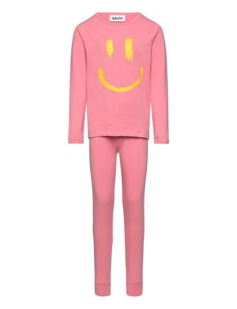 Luve Pyjamas Sett Rosa Molo*Betinget Tilbud