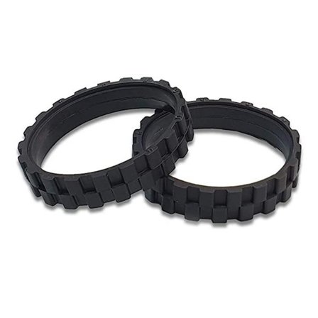 (70x15mm) 2 stk. DÆK Hjul til IROBOT ROOMBA S9 S9+ serie (Pakke med 2 enheder) Fremstillet i Spanien Skridsikker,