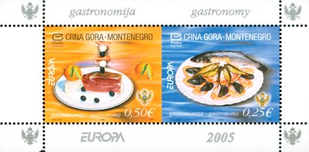 Montenegro 2005 - EUROPA - MICHEL 104IID-105IID - Postfrisk hæfteblok