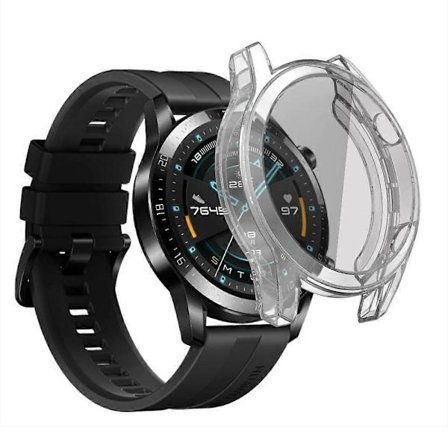 Skyddande fodral för Huawei Watch GT 2 46mm Mjuk TPU Fullskärms Skyddande Fodral Skyddande Omslag