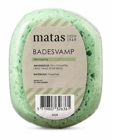 Matas Striber Badesvamp Lille, Skincare, Badetilbehør, Badesvampe