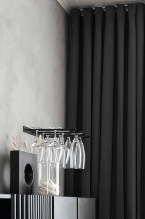 Hasta - Gardin Stilla 132x250 cm - Grå - Leggbåndslengder - 132X250 - Fra Homeroom