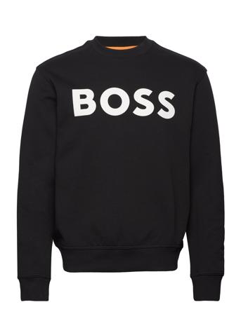 Webasiccrew Sweat-shirt Genser Svart BOSS*Betinget Tilbud