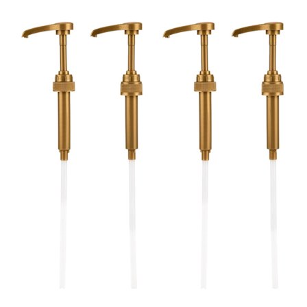 4st kaffesirapspump dispenser för 750 ml sirapspumpflaska Återanvändbar utan droppande pressade pumpar Köksredskap för hemmet