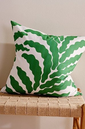 Jotex - Kussenhoes 50x50 Cm Groen/beige groen/beige - FERN - Koop Sierkussens & hoezen bij Jotex