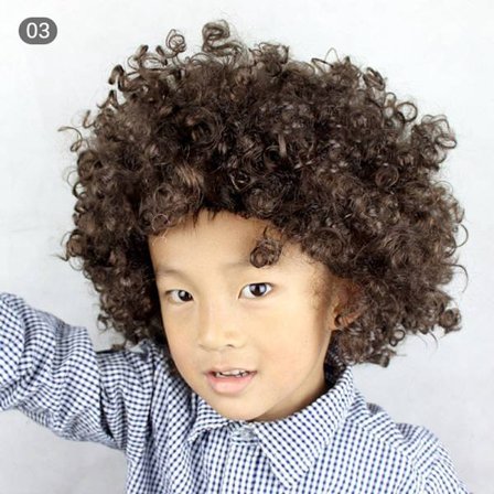 Barn Voksen klovneparykk Rund eksplosjonshårhatt Festtilbehør