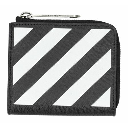 Off White, Wallet Omnc 052C99Lea 001 Czarny, Mężczyzna, Rozmiar: ONE Size