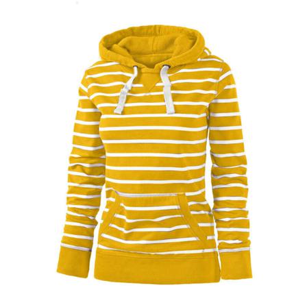 Damer Med Fickor Hood Tops Långärmad Pullover