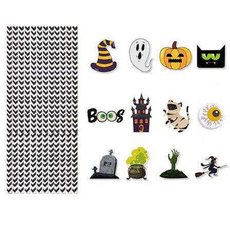 24 st Halloween-sugrör Cocktail Dricka Sugrör Cocktail Dekorativa Sugrör