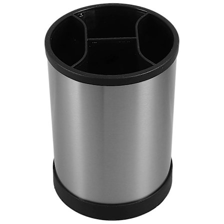 Pindholder Redskabsholder til Hjemmekøkken Opbevaringsstativ Hylde Bestikholder Plast Rustfrit Stål (LGL)